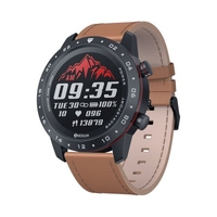 New 2020 Zeblaze NEO 2 Smart Watch Health Fitness Battery Life Classic Design Bluetooth 5.0 Smart Watch For Women Men Brown