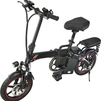 New Electric Scooter 2 Wheels Electric Scooters 48V 400W Folding Powerful Electric Bike With Seat
