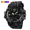 New Fashion men sports watches LED bright Watches quartz wristwatches Digital Clock Military Camouflage Waterproof Watch
