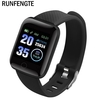 New Good-Value 116 Plus Smart Watch Wristband Sports Fitness Blood Pressure Heart Rate Call Message Reminder Pedometer D13 Smart Watch