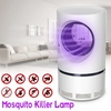 New Mosquito Killer Lamp LED Fly Bug Insect Killer Trap Physical Anti Mosquito Night Light USB Charging- White - 5W White