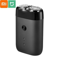 NEW Original Xiaomi Mijia Double Cutter Head Electric Shaver MSX201 Waterproof USB Rechargeable for Man - China black