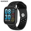 New Smart Watch 1.3inch Screen IP67 Waterproof Bluetooth Heart Rate Monitor Oximeter Steps Distance Calories Sports Dynamic Water Droplets