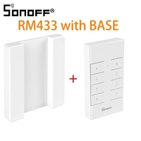New SONOFF RM433 BASE 8 Keys Multipurpose Custom 433 MHz RF Remote Controller Works with RF Slampher 4CH Pro TX Series RF Bridge