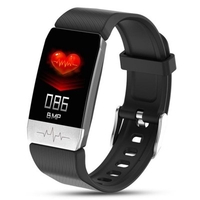 New T1 Smart Watch Body Temperature Measure Blood Pressure Monitor Heart Rate Smart bracelet