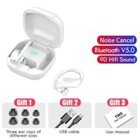 New TWS Wireless Bluetooth 5.0 Sports LED Display Waterproof Earbuds With 300mAh Charging Compartment