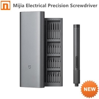 New Xiaomi Mijia Electrical Precision Screwdriver Kit 2 Gear Torque Control 400 Screw 1 Type-C Rechargeable Magnetic Aluminum Case