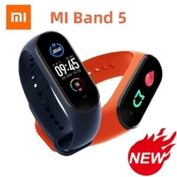 New Xiaomi Mijia Mi Band 5 Smart Bracelet Color AMOLED Screen Fitness Bracelet Bluetooth Sports Waterproof