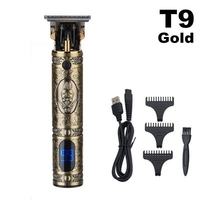 Newest 10w High Power Professional Hair Trimmer Cordless LCD Display Metal Body Hair Clippers High Performance Hair Cut Machine for Barber