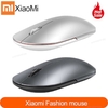 Newest 2.4GHz Xiaomi Bluetooth Fashion Mouse Wireless Game Metal Portable Mouse - Black China - Black