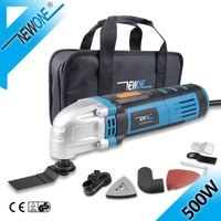 NEWONE 230V Oscillating Tool in 500W Oscillating Multi-Tool With Saw Blades Variable Speed Function Trimmer Renovation Tool