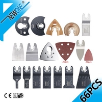 NEWONE 66PC Quick Release Oscillating Saw Blade in Electric Multi-tools Precision/BIM Saw Blades Accessories for Metal/PVC/Wood