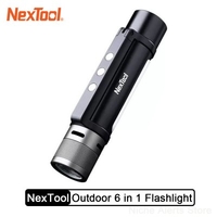 NexTool Outdoor 6 in 1 LED Flashlight Ultra Bright Torch Waterproof Camping Night Light Zoomable Portable Emergency Light From Xiaomi Youpin