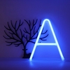 Night Light Neon Alphabet Lamp 26 Letters Number Color Change for Birthday Wedding Party Bedroom Wall Hanging Decor Light Night