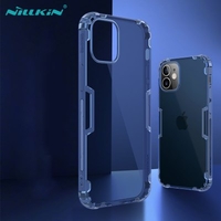 NILLKIN Nature TPU Transparent Soft Back Cover Case Shockproof Protector for iPhone 12 / Mini / Pro / Pro Max