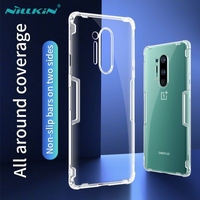 NILLKIN Transparent Soft TPU Phone Back Case Cover Protective Shockproof for Oneplus 8 Pro/1+8 Pro Phone Case