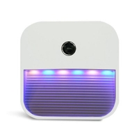 NLO3-US-BW Smart Plug-in Night Light LED Purification Light Control Sensor Square Night Light US Plug