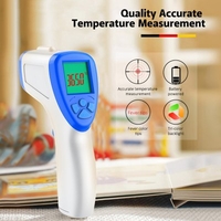 Non-contact Infrared Thermometer 0.5s Fast Reading 0.2â Accuracy LED HD Display Fever Alarm