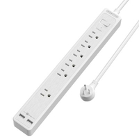 NTONPOWER Universal Power Strip US Plug Extension Cord Surge Protector Outlet with Usb Extension Plug Multi Plug for Home Office