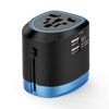 NTONPOWER Universal Travel Adapter All in One International Power Adapter Socket Charger with 2 USB Ports Works in 150+ Countries