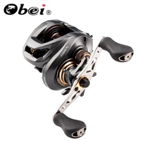 Obei Classic P1 Baitcasting Reel Dual Brake System Reel 8KG Max Drag 8BBs High Speed Fishing Power fishing Reel