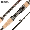 Obei HURRICANE1.68m 1.8m 2.1m 2.4m 2/3 section baitcasting fishing rod travel ultra light casting spinning lure 5g-40g M/ML/MH Rod