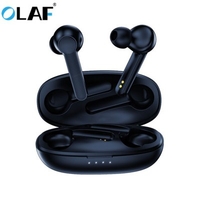 OLAF Touch Operation Bluetooth Wireless Earphones Auto Connect Stereo Earbuds HD Call 2200mAh Type-C For Smart phones Android With Microphone Sports