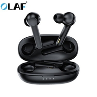 OLAF Touch Operation Bluetooth Wireless Earphones Auto Connect Stereo Earbuds HD Call 2200mAh Type-C For Smart phones Android With Microphone Sports