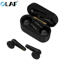 OLAF Touch Operation Bluetooth Wireless Earphones Auto Connect Stereo Earbuds HD Call 2200mAh Type-C For Smart phones Android With Microphone Sports