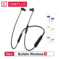 OnePlus Bullets Wireless Z Earphones Magnetic Control Quick Switch Pair Warp Fast Charge Bluetooth 5.0 Neckband Earphone