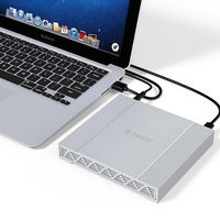 ORICO 2529RC3-SV 2.5 inch Double-bit Type-C RAID Disk Cartridge Enclosure 10Gbps Transmission with RAID Support Large Capacity 4TB