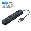 ORICO 4/7 Port USB 3.0 HUB With Type C Power Supply Port For PC Laptop Computer Accessories ABS USB Splitter USB3.0 OTG Adapter