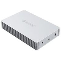 ORICO DY351U3-SV 3.5 inch USB3.0 Aluminum Alloy DIY Hollow HDD Case Micro B Interface Single Disk Support 2TB Capacity Hard Drive Enclosure