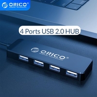ORICO USB 2.0 HUB 4 Port Mini High Speed Multi USB Portable OTG Adapter For Laptop Huawei Mate 10 Pro