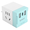 Orico USB Small Cube Socket with USB Charging Type-C Plurality Board Electric Plug Adapter