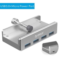 ORICO USB3.0 HUB Aluminum External Multi 4 Ports USB Splitter Adapter for Desktop Laptop Computer Accessories