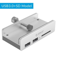 ORICO USB3.0 HUB Aluminum External Multi 4 Ports USB Splitter Adapter for Desktop Laptop Computer Accessories