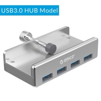 ORICO USB3.0 HUB Aluminum External Multi 4 Ports USB Splitter Adapter for Desktop Laptop Computer Accessories