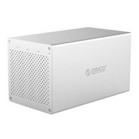 ORICO WS400U3-SV 3.5 inch Four-bit USB3.0 Hard Disk Enclosure Dual Master JMS567 + JMB575 Compatible Systems Windows MAC Linux