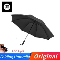 Original 90Fun Automatic Reverse Folding Umbrella Led Luminous Umbrella Anti UV With LED Light from Xiaomi youpin