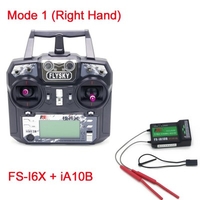 Original Flysky FS-i6X 10CH 2.4GHz AFHDS 2A RC Transmitter With FS-iA6B FS-iA10B FS-X6B FS-A8S Receiver For Rc Airplane Mode 2