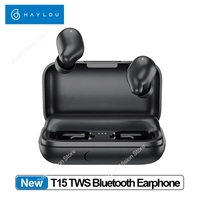 Original Haylou T15 TWS True Wireless Stereo Earphones Bluetooth 2200mAh Touch Control Wireless Headphones with Microphone Xiaomi Ecological Product