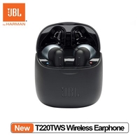 Original JBL T220TWS Wireless Headphones Bluetooth 5.0 True Wireless Earphones with Micphones Charging Case