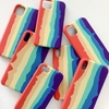 Original Liquid Silicone Rainbow Case For iPhone 11 Pro Max Case For iPhone 11 XS max XR 7 8 Plus Case Cover