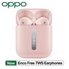 Original OPPO Enco Free TWS Wireless Earphones Bluetooth 5.0 Noise Cancellation IPX4 Waterproof Headphones for Reno 4 Pro 3 Ace 2