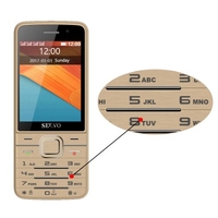 Original Phone SERVO V9500 2.8 inch 4 SIM Cards Quad Standby GPRS Bluetooth MP3 FM Vibration Russian Keyboard 2G Mobile Phones