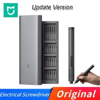 Original Xiaomi Mijia Electrical Precision Screwdriver Kit 2 Gear Torque 400 Screw 1 Type-C Charging Magnetic Aluminum Case Box 24 S2