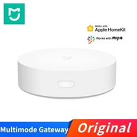 Original Xiaomi Mijia Gateway Multimode Smart Home ZigBee WIFI Work With Mijia APP Apple Homekit
