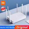 Original Xiaomi Redmi AX6 router Gigabit 2.4G 5.0GHz dual frequency 2402Mbps router with 6 high gain antennas wider -Add EU adapter China