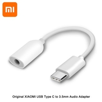 Original Xiaomi USB 3.0 Type C Audio Cable 3.5MM To USB-C HD Earphone/Headphone Converter Adapter For Mi 6 8 9 9T MIX 2 2S 3